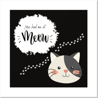 You had me at meow. Posters and Art